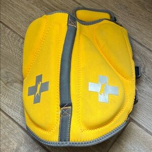 Yellow Dog Life Jacket with Reflective Patches